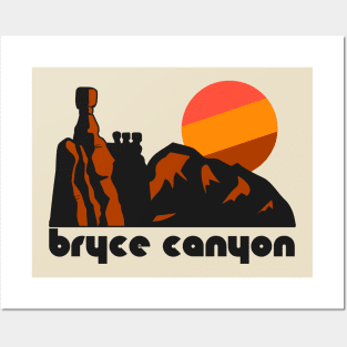 Retro Bryce Canyon ))(( Tourist Souvenir National Park Design Posters and Art